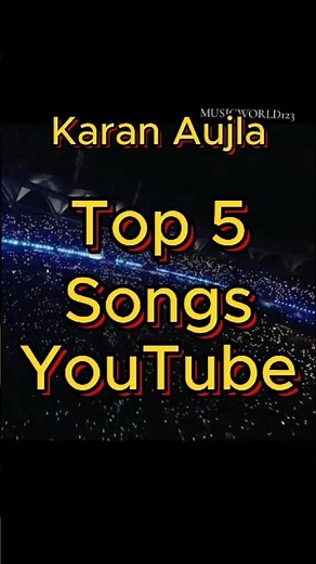 Karan Aujla Top 5 Most Viewed Songs on YouTube 🎵 | #shorts | Punjabi Hits 2026