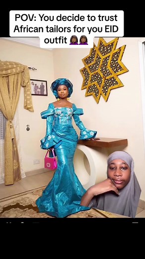 I swear im never making my EID clothe in guinea 🇬🇳 again because what is this i’m nerver recovering from this and EID is 3days awayyyy 🤦🏾‍♀️🤦🏾‍♀️🇬🇳#guineenne224🇬🇳 #eidoutfit#bazin#africanclothes #greenscreen