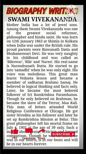 Swami Vivekananda: The Monk Who Awakened India | English Biography