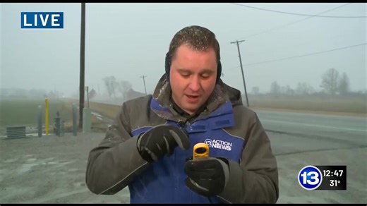 Temps are dropping fast out there! ❄ We're checking in with 13 First Alert Meteorologist Derek Witt on the conditions right now in Defiance County. Track the timing of snow in your area >> https://www.13abc.com/2026/01/14/13-first-alert-weather-day-snow-impacting-wednesday-pm-commute/ | 13abc