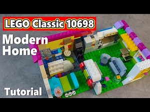 Lego Tutorial APARTMENT (moc) | LEGO Classic 10698