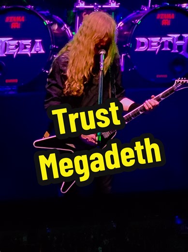 Megadeth tocó Trust 🤟🏼 #Megadeth #trust