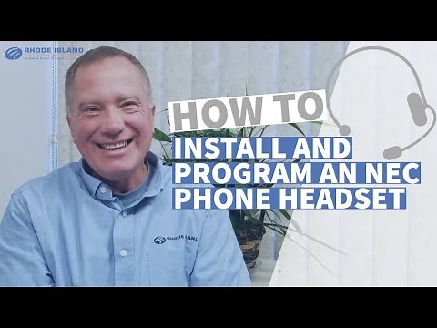 How To Install and Program an NEC Phone Headset