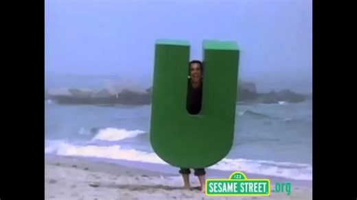 Sesame Street - Letter U On The Beach.mp4
