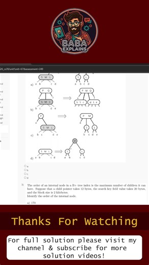 Data Base Management System Week 6 NPTEL Assignment Answers | Baba Explains | #nptel #swayam #dbms