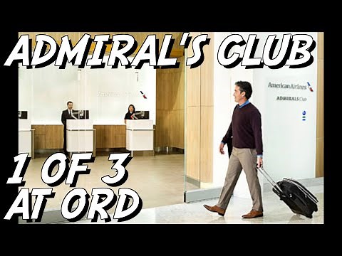 Best Lounge at ORD? | American Airlines Admiral's Club, Chicago