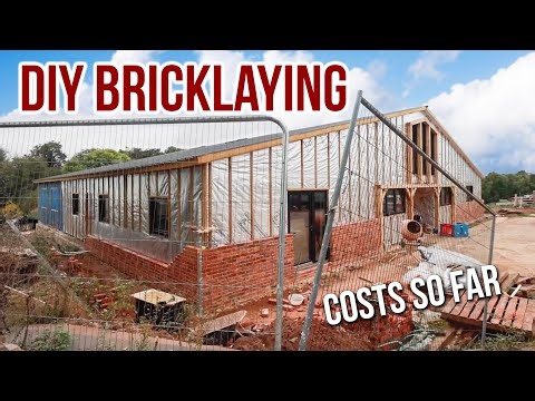 BARN CONVERSION BRICKWORK - Think I'm starting to enjoy this!