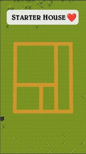 Starter House Tutorial ⚒️ #minecraft #shorts