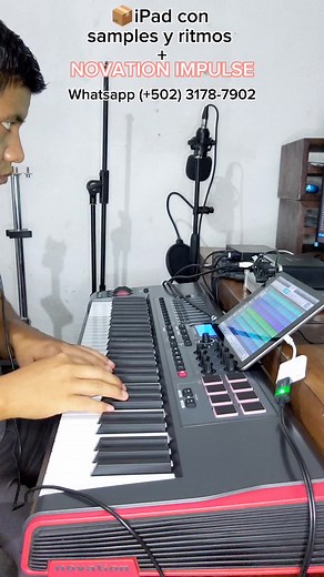 Music Production with Novation Impulse 61 and iPad