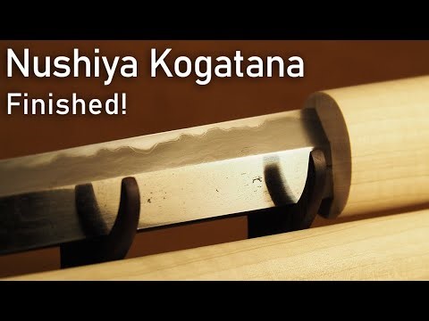 塗師屋小刀を真剣に作ってみた。完成！ / Making a Nushiya Kogatana. Finished!