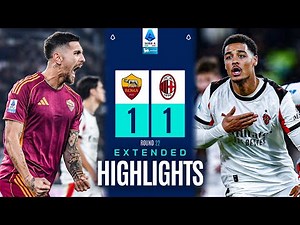 ROMA-MILAN 1-1 | EXTENDED HIGHLIGHTS | SERIE A 2025/26