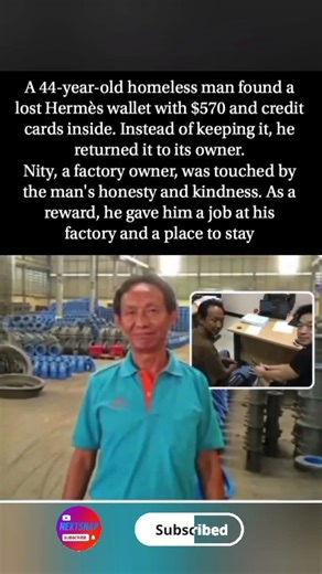 💼✨HOMELESS MAN finds a LOST HERMÈS WALLET with $570 & CARDS inside. FAITH IN HUMANITY!