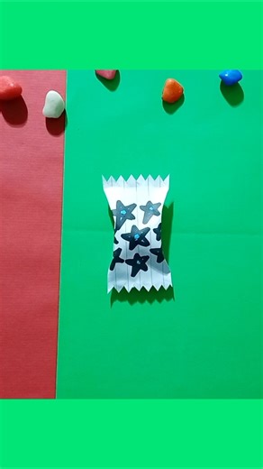 Chocolate gift packing tutorial || Paper candy wrapping idea #artandcraft #papercraft #ytshorts #diy
