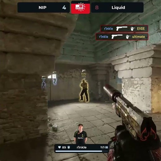 No Misses — r1nkle Pulls Off a USP Ace #blast #rotterdam #cs #cs2