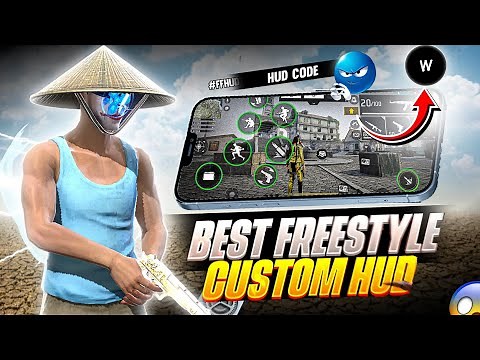 TOP 5 !! BEST 3 FINGER CUSTOM HUD CODE🌪️⚙️| 3 FINGER FREESTYLE CUSTOM HUD IN FREE FIRE !💀