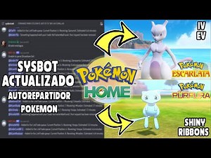 TUTORIAL SYSBOT 2023: OBTEN EL POKEMON QUE DESEAS INCLUIDO LOS DE POKEMON HOME | REPARTIDOR POKEMON