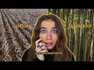 COTTON VS BAMBOO // which fabric is *actually* more sustainable?
