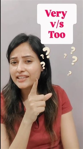 Stop Using VERY Everywhere 😳 | Too vs Very Explained #Shorts #english #viral #learning #share