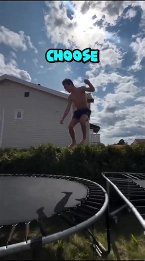 Only One Trampoline Move for Life at School 🤸😱 Which One Do You Choose? 🔥