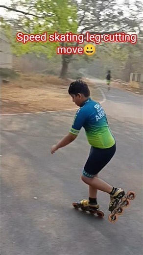 Speed skating leg cutting move । cross-over technique । Cross-Over Skills । Skating Cross-Over Move
