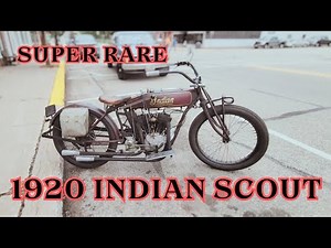 The Story of an Old 1920 Indian Scout motorcycle, vintage V-Twin Power!