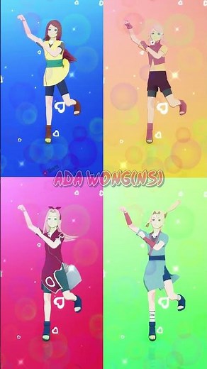 MMD x Naruto | AiScReam [ 愛♡スクリ～ム! ] #mmd #naruto #sakura #kushina #tsunade #hanami #narusaku