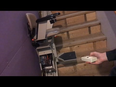 installing “bruno” STAIR LIFT