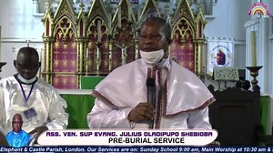 7.1K views · 150 reactions | Celestial Television Network (CTN) pays a special tribute to the late Shepherd In Charge, CCC ELEPHANT & CASTLE PARISH, London and the Grand Patron of the United Kingdom & Northern Ireland Diocese - ASST. VEN. SUP. EVANG. JULIUS OLADIPO SHEBIOBA (a.k.a BABA SHEY) who was interred yesterday. RIP to a great soldier of Christ! CCC Elephant & Castle Parish #CelestialTVNetwork | Celestial Television Network | Facebook