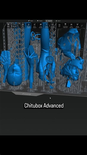 Ranle Props | Resin Art Studio on Instagram: "My support workflow is simple. Manual heavy supports only where it matters, then auto light supports and let CHITUBOX Advanced do the rest. Clean prints. Less failures. More control. This is how I prep high-end resin figures. Slicer @chitubox_official #CHITUBOX #CHITUBOXAdvanced #Resin3DPrinting #3DPrintingWorkflow #SLA3DPrinting #ResinPrinting #GarageKitCommunity #HighEndFigures #3DPrintSupport #3DPrintingTips #ranleprops #Mexico3DPrinting"