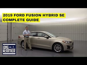 2019 FORD FUSION HYBRID SE COMPLETE GUIDE - STANDARD AND OPTIONAL EQUIPMENT