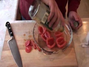 How to Oven Roast Tomatoes - NoRecipeRequired.com