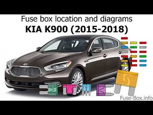 Fuse box location and diagrams: KIA K900 (2015-2018)