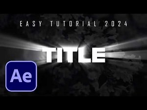 Create A Shining Text Glow Effect In AFTER EFFECTS | 2025 Tutorial