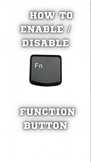 how to enable or disable function keys in windows. #function #windows #keyboard