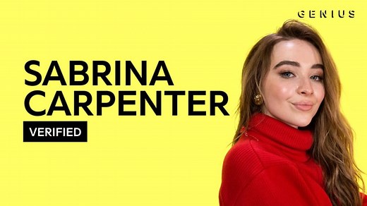 Sabrina Carpenter Breaks Down "Alien" On Genius' Series 'Verified'