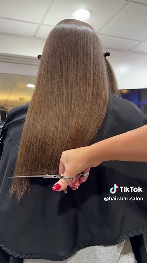 Relaxing Long Hair Cutting ASMR