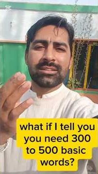 How Many Words Do You Really Need to Speak English? ⭐#SpeakEnglish#EnglishLearning#EnglishVocabulary