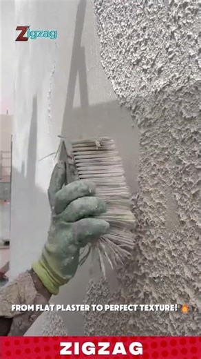 Simple & Effective Wall Texture Brush for Brushing and Finishing in Plaster Wall Surfaces