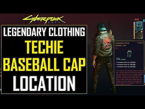 Cyberpunk 2077 Legendary Clothing Location - "Cushioned Techie Baseball Cap" (Head Armor)