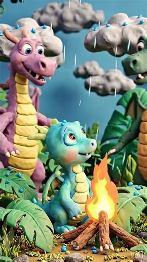 From Egg to Family 🥚🐉 | Baby Dragon Adventure | Clay Animation Story | Magical Dragon | Dragon Egg