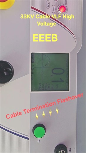 Cable Termination Flashover 33KV Cable VLF High Voltage