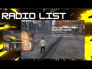 MXD RADIOLIST | FREE FiveM Radio List Script | Zero Lag Clean UI | QBCore / ESX/STANDALONE