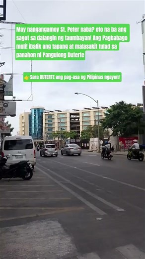 TATAK DUTERTE! SARA DUTERTE ANG PAG-ASA NG PILIPINAS! MAY NANGANGAMOY ST. PETER NABA? #duterte