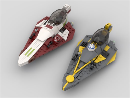 2 Delta 7 Starfighters