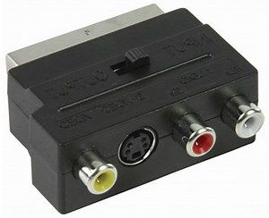 Adapter SCART - 3x RCA   S-Video