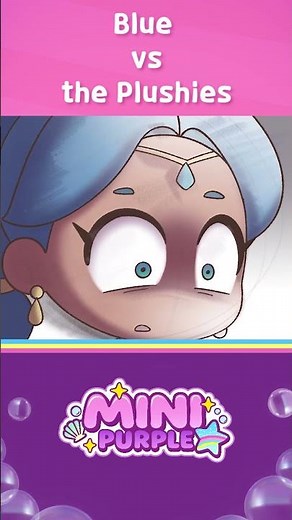 Angry Blue Goes Wild!🔥 #minipurple #shorts