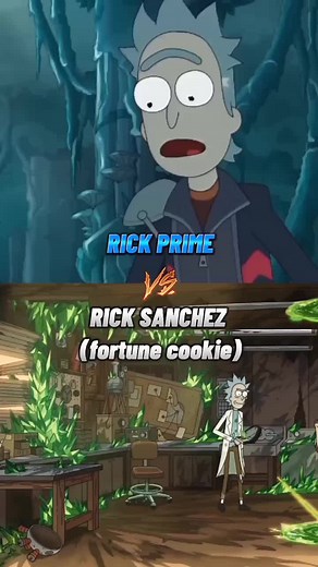 Rick Sanchez vs Rick Prime Cartoon Battle