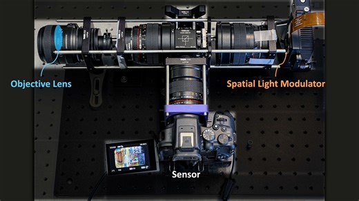 Researchers built a Franken-lens on a Canon EOS R10 to take photos with everything in focus