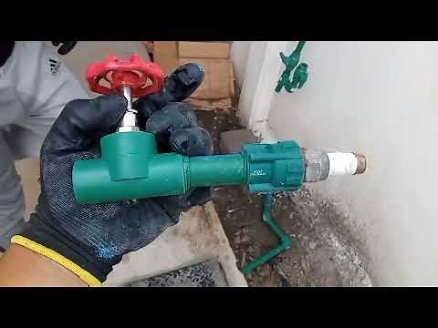 INSTALLATION OF PLUS OR PPR PIPE SHUT-OFF VALVES