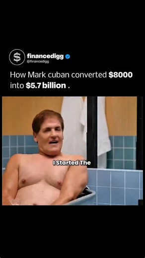 financedigg℠ on Instagram: "Mark Cuban built his multi-billion dollar fortune primarily through the strategic founding and timely sale of two technology companies, MicroSolutions and Broadcast.com. While he started with very little capital and hustle, his significant wealth accumulation began with the sale of his first company for millions, which he then reinvested, rather than turning an initial $8,000 into billions directly. Early Career and First Million After being fired from a software sale